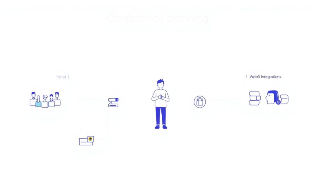 Платформы для онлайн-ивентов в сфере криптовалют - иллюстрация