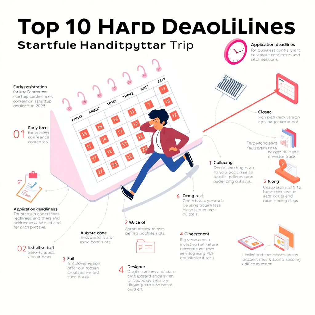 Топ-10 жестких дедлайнов для стартапов на мероприятиях 2025: как все успеть