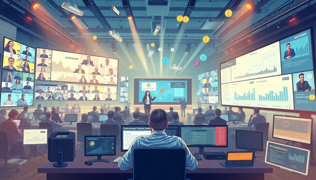 Гид по онлайн-платформам для финтех-ивентов - иллюстрация