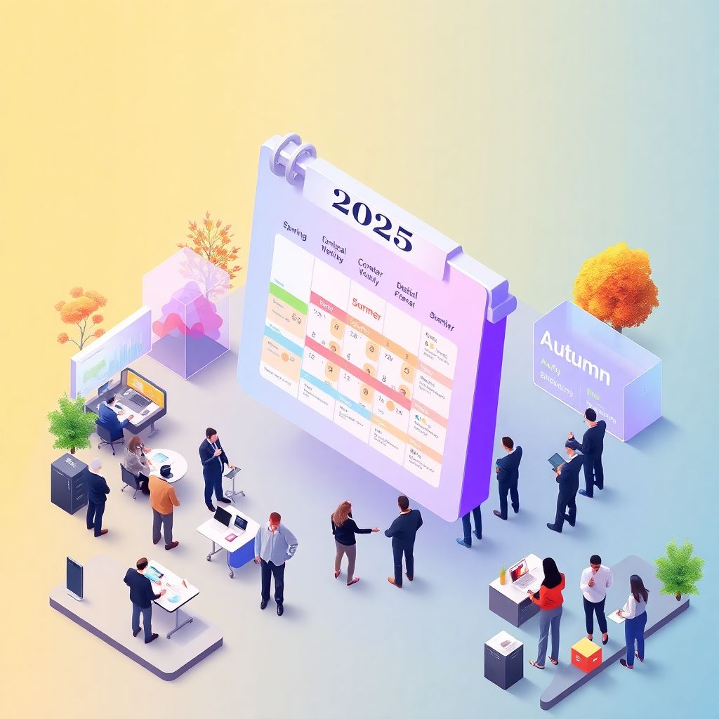 Календарь мероприятий по цифровой идентификации и аутентификации на 2025 год