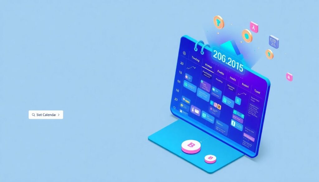 Календарь мероприятий по цифровым валютам и платежам - иллюстрация