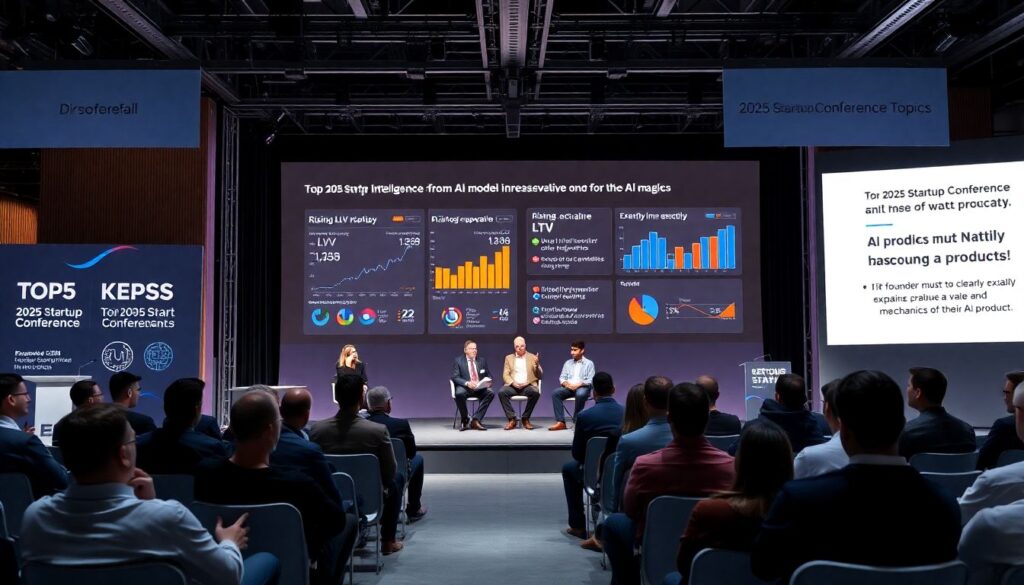 Какие темы будут в топе на стартап-конференциях 2025 - иллюстрация