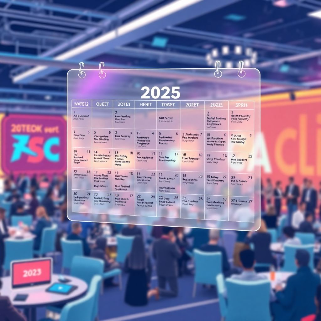 Календарь мероприятий по банковским технологиям и финтеху на 2025 год