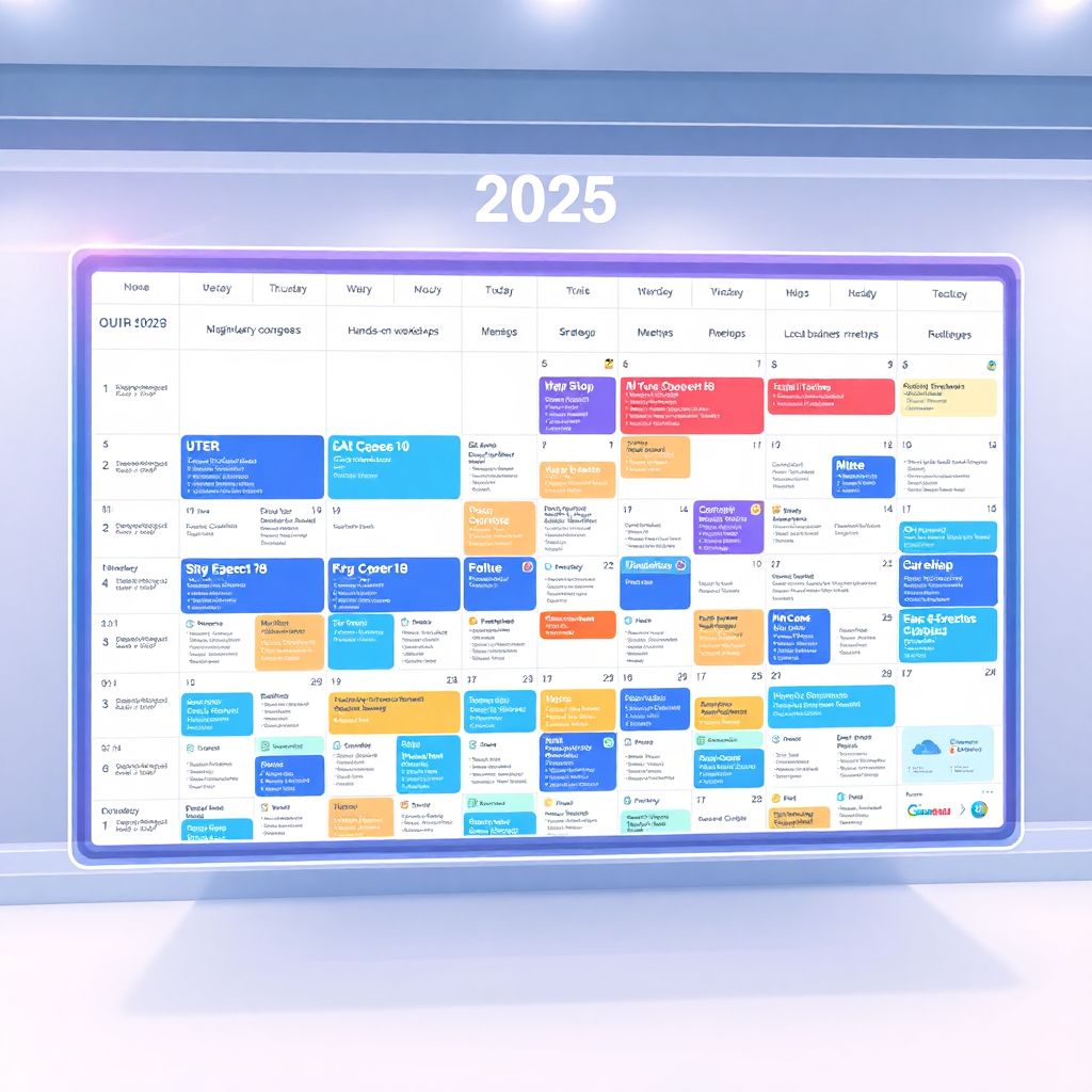 Календарь событий по цифровой экономике и finops на 2025 год для бизнеса