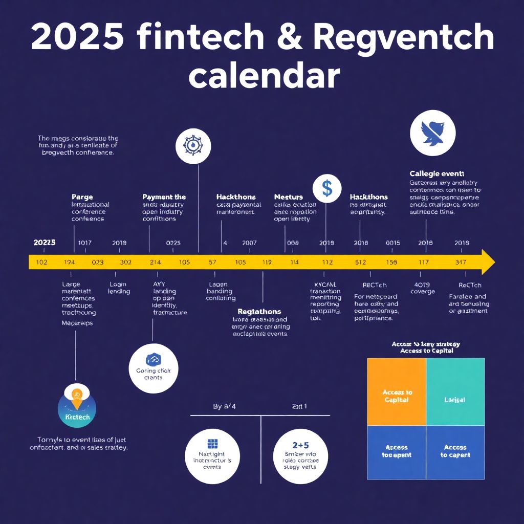Календарь мероприятий по финтех-стартапам и regulation tech на 2025 год