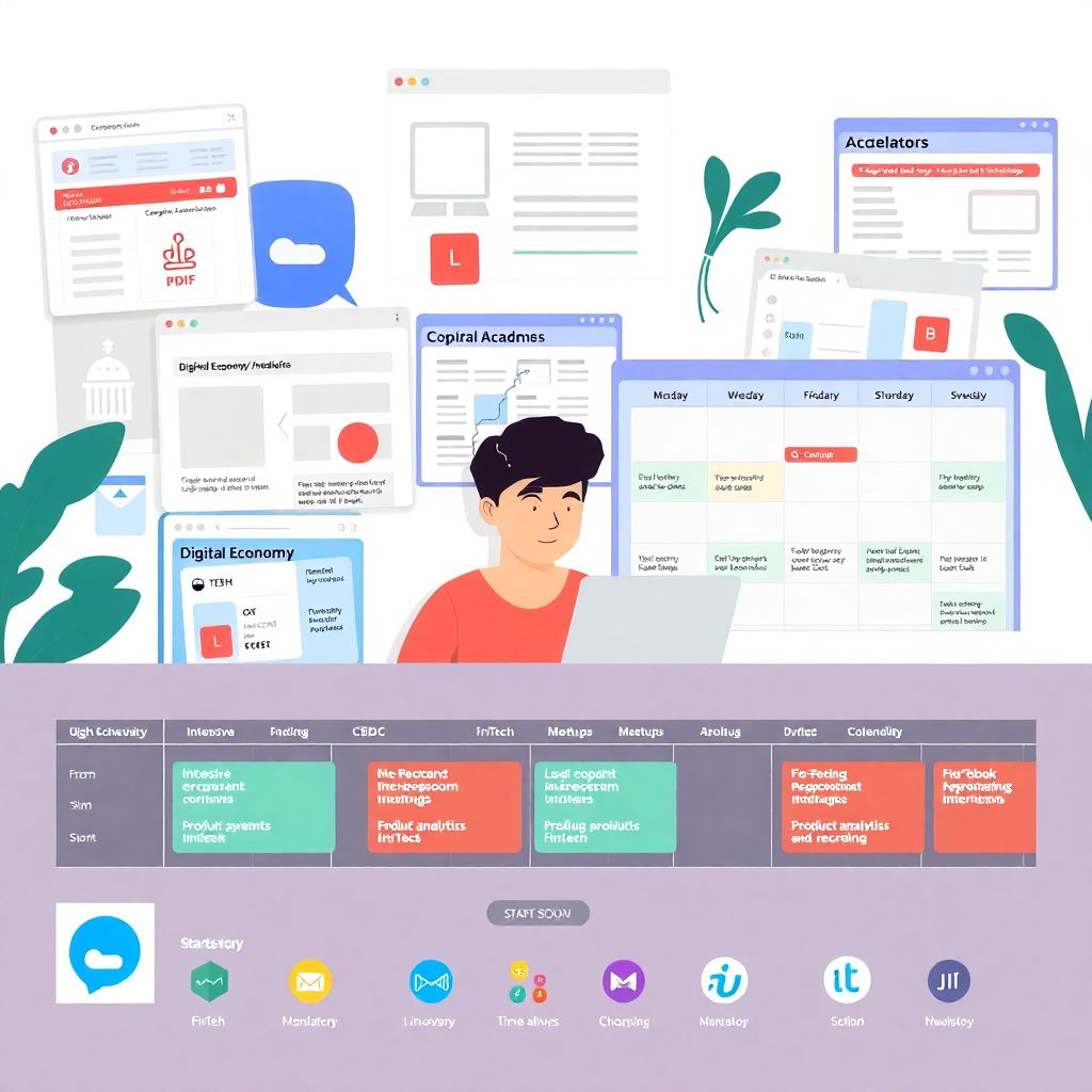 Расписания по цифровой экономике и fintech: где смотреть актуальные курсы