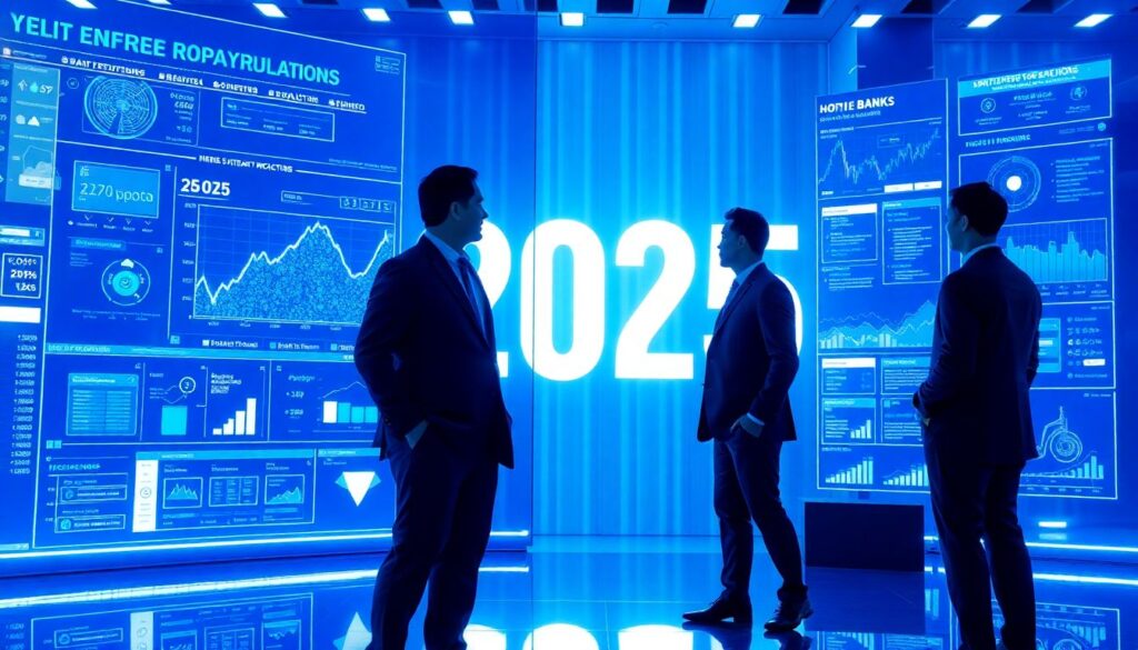 Глобальные календарные планы по финтех-подъему 2025 - иллюстрация