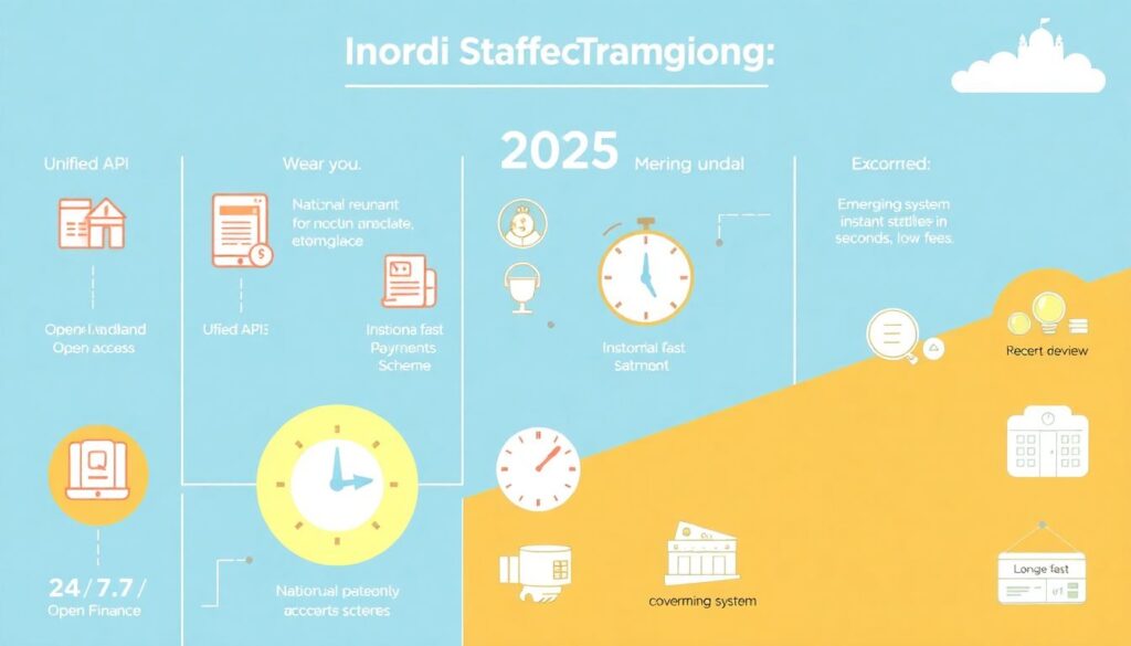 Глобальные календарные планы по финтех-подъему 2025 - иллюстрация