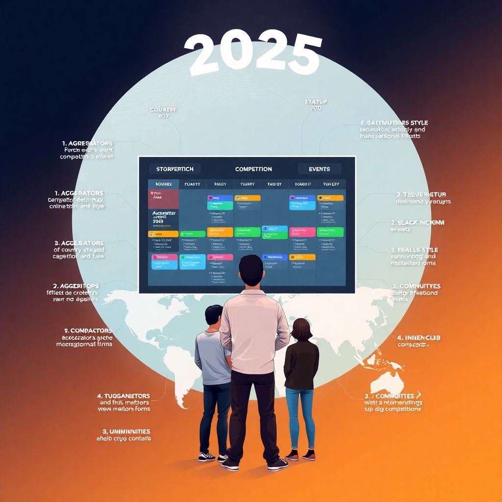 Где посмотреть расписания стартап-конкурсов и питчей 2025: актуальные источники