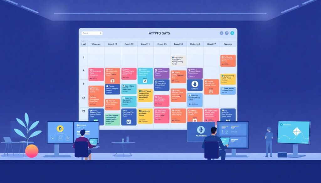Где найти расписания технологических демо-дней по криптовалютам - иллюстрация