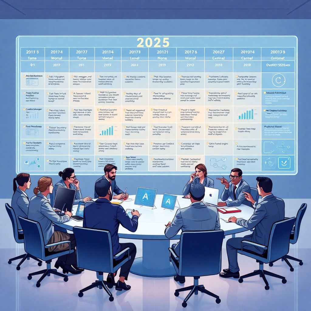 Расписание круглых столов по цифровым экономическим темам и ключевые даты