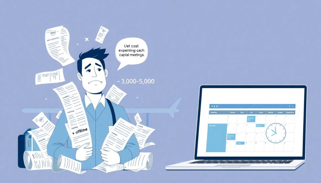 Календарь встречи инвесторов и основателей на финтех-ивентах - иллюстрация