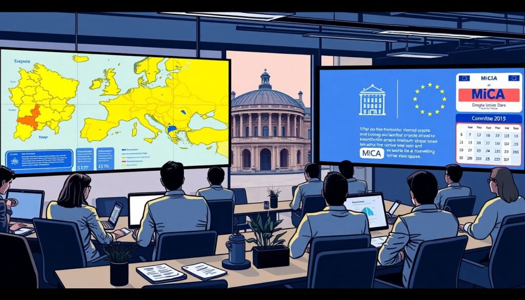 Где посмотреть расписания по регуляторике в криптоиндустрии - иллюстрация