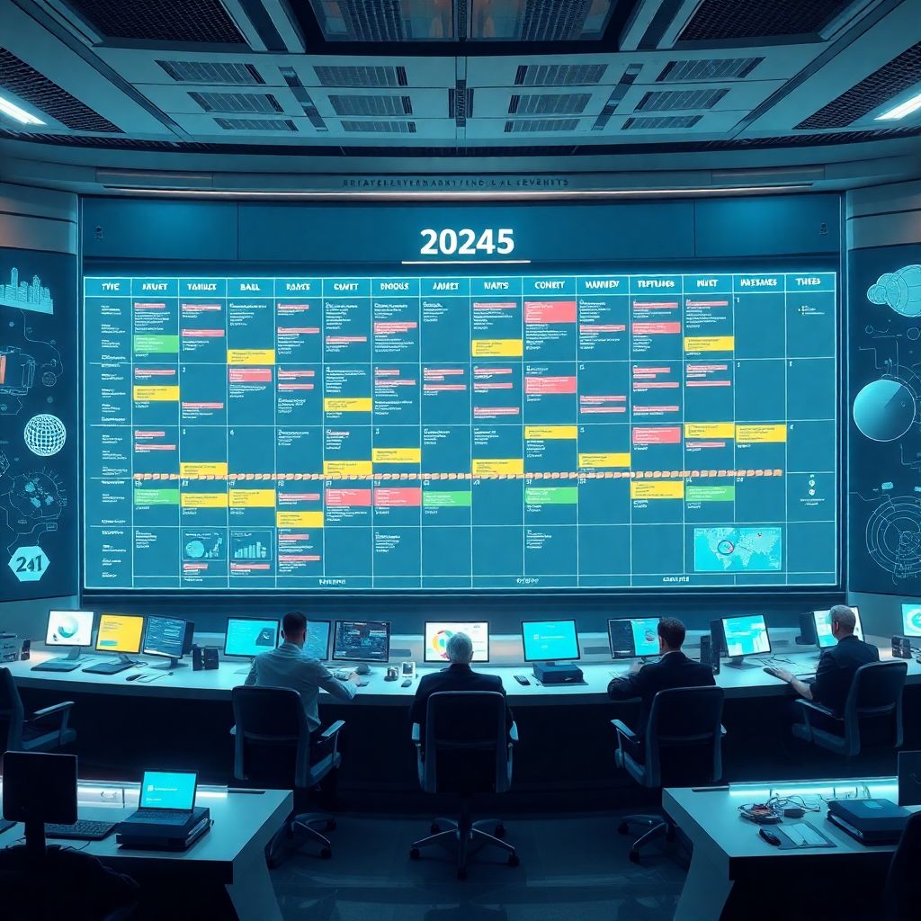 Календарь мероприятий по цифровому банкингу и Api-экосистемам на 2025 год