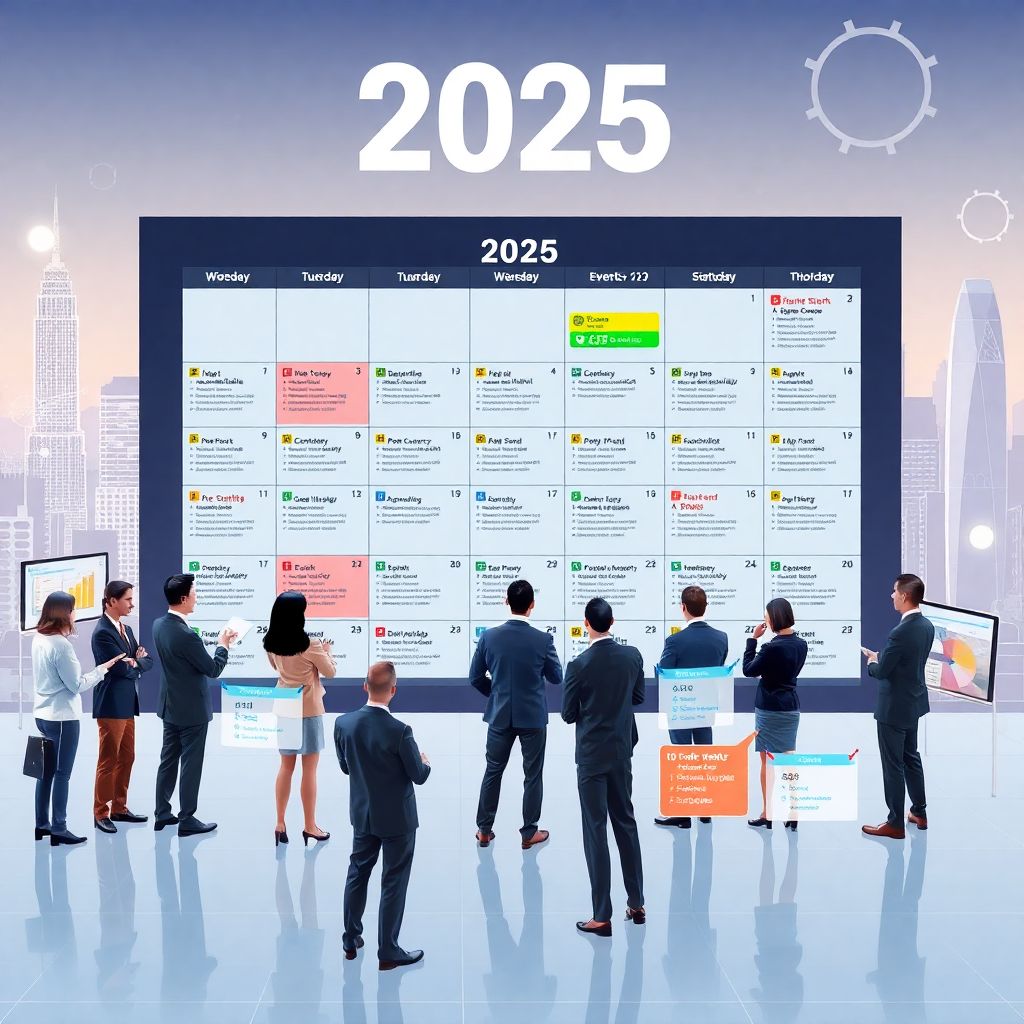 Календарь мероприятий по банковским сервисам и инновациям на 2025 год