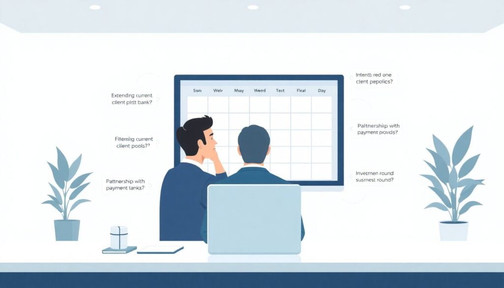 Календарь мероприятий по финтех-стартапам и платежам - иллюстрация