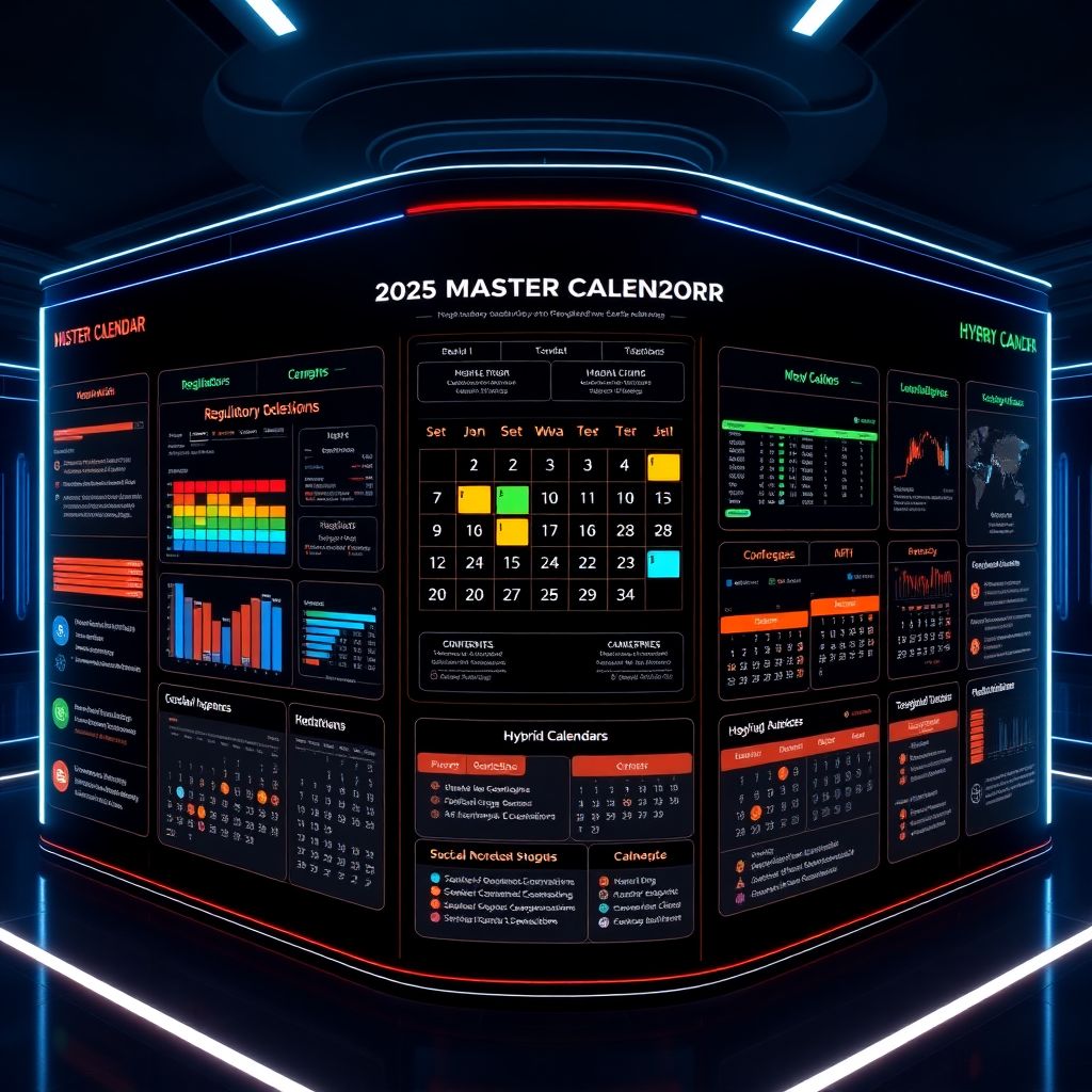 Расписания инноваций и регуляторики в криптоиндустрии: где смотреть