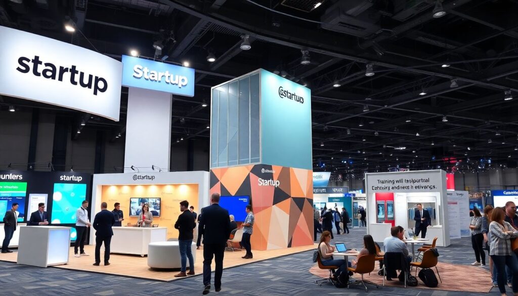 Секреты успешного стенда на выставке стартапов - иллюстрация