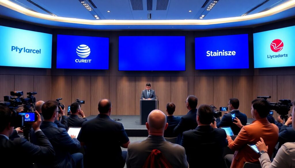 Как организовать совместную пресс-конференцию на финтех-ивенте - иллюстрация