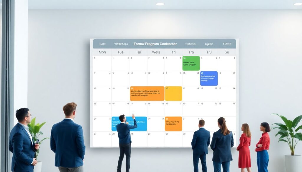 Календарь мастер-классов по цифровой экономике - иллюстрация
