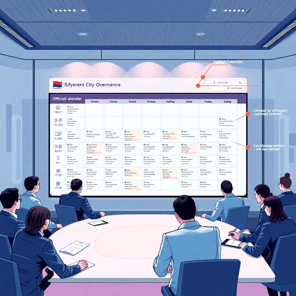 Календарь мероприятий по цифровой экономике и городским финансам на 2025 год