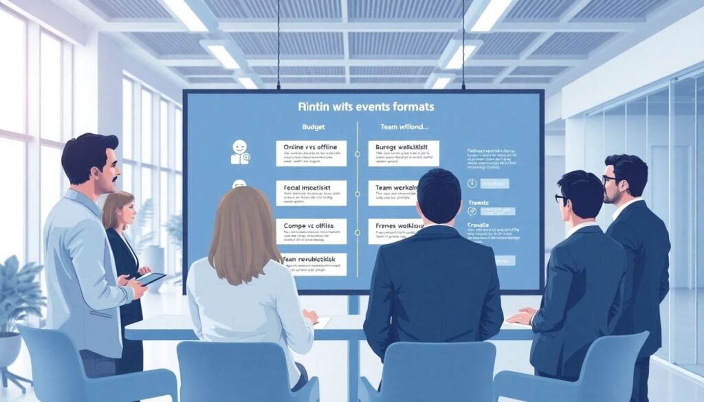 Как сравнивать участие в оффлайн и онлайн финтех-мероприятиях - иллюстрация