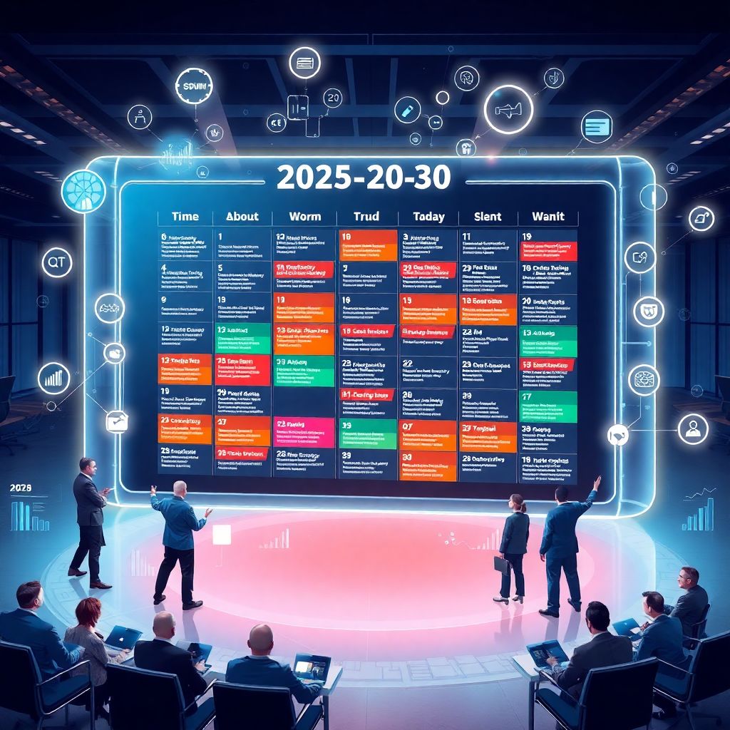 Календарь мероприятий по цифровой экономике и страхованию на 2025 год