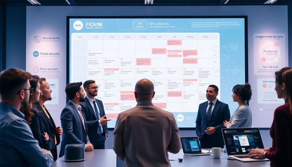 Календарь мероприятий по цифровой идентификации и онлайн-банкингу для бизнеса - иллюстрация