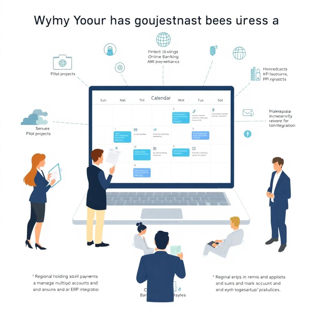 Календарь мероприятий по цифровой идентификации и онлайн-банкингу для бизнеса