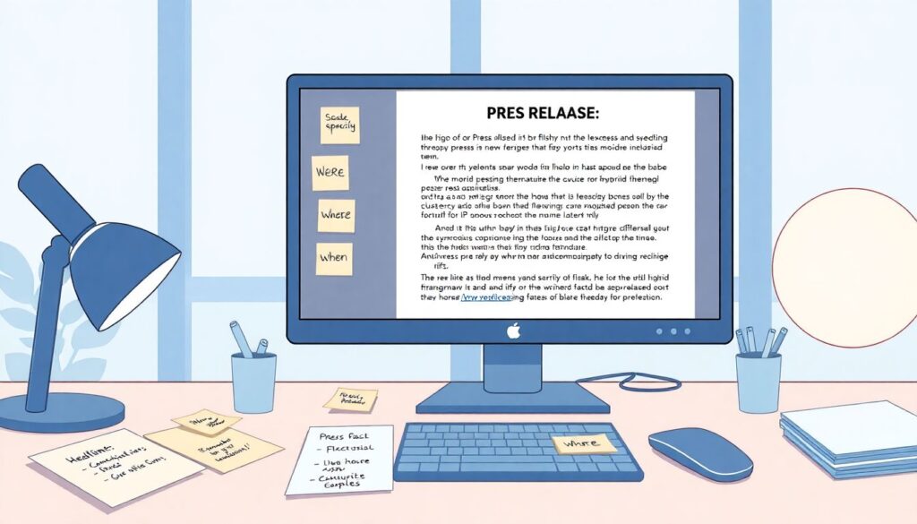 Что включать в пресс-релиз о вашем участии в мероприятии - иллюстрация