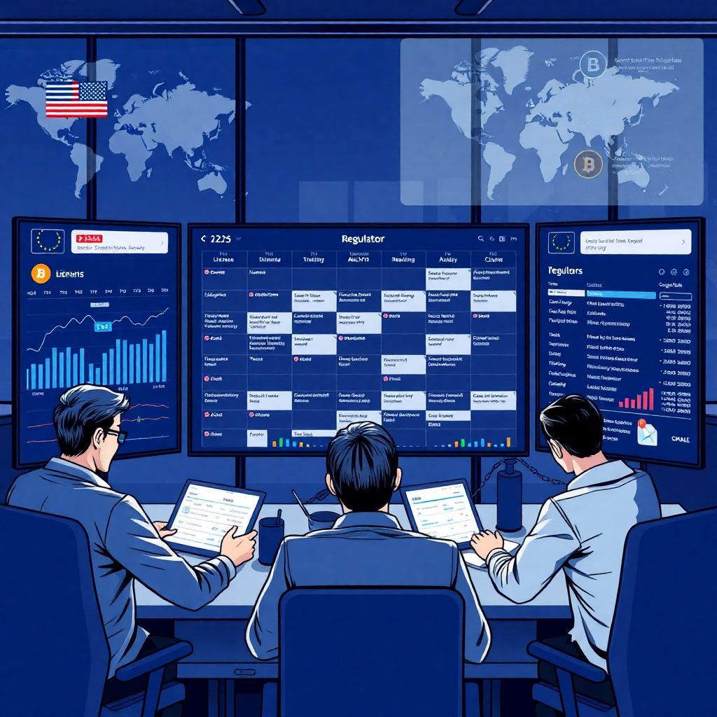 Расписания регуляторики крипто и финансовых рынков 2025: где смотреть онлайн