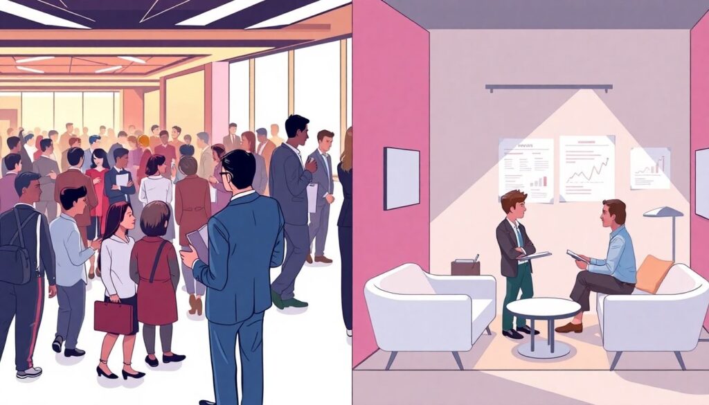 Как выбрать место для переговоров с инвесторами на форуме - иллюстрация