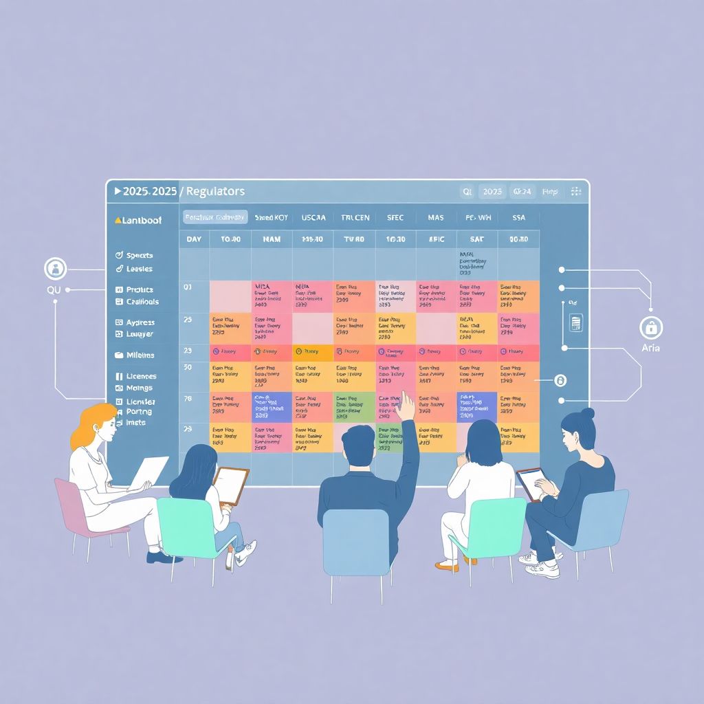 Расписания по регуляторике и комплаенсу в криптоиндустрии 2025: где смотреть