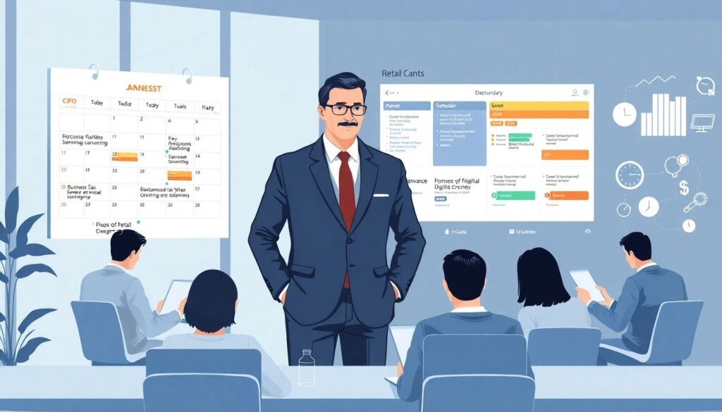 Календарь мероприятий по цифровой экономике и налоговому планированию - иллюстрация