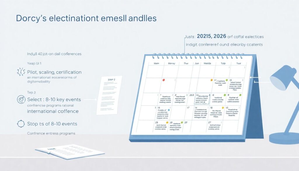 Календарь мероприятий по цифровой идентификации и цифровым паспортам - иллюстрация