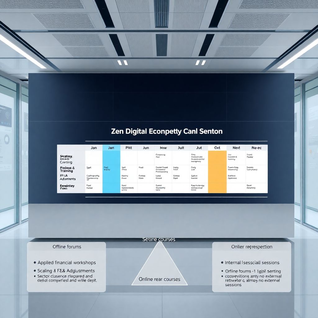 Календарь мероприятий по цифровой экономике и финансовому планированию на год