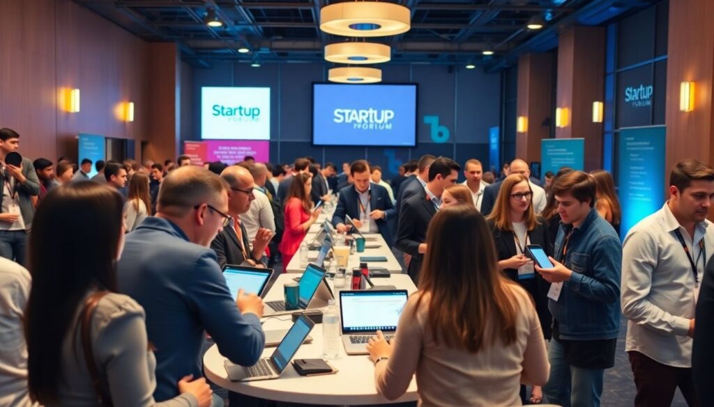Как организовать сетевой вечер с инвесторами на стартап-форуме - иллюстрация