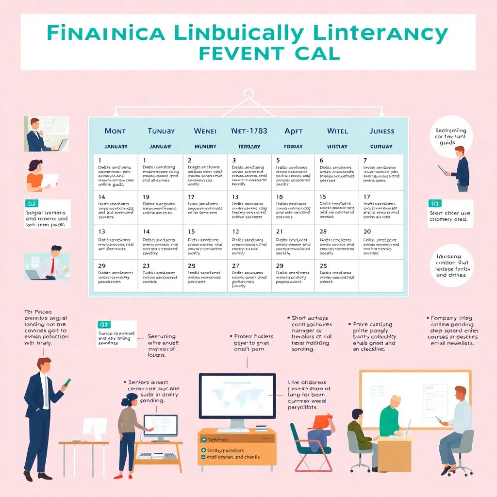 Календарь мероприятий по финансовой грамотности и цифровым платежам онлайн