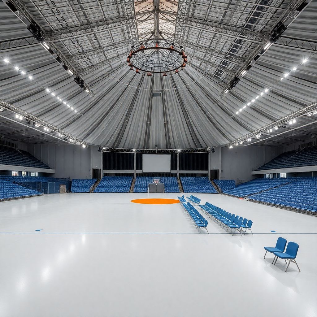 Телескопические трибуны для залов: экономия пространства и удобство использования