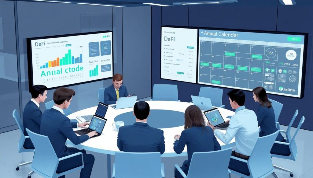 Календарь мероприятий по Defi и криптообразованию для бизнес-клиентов - иллюстрация