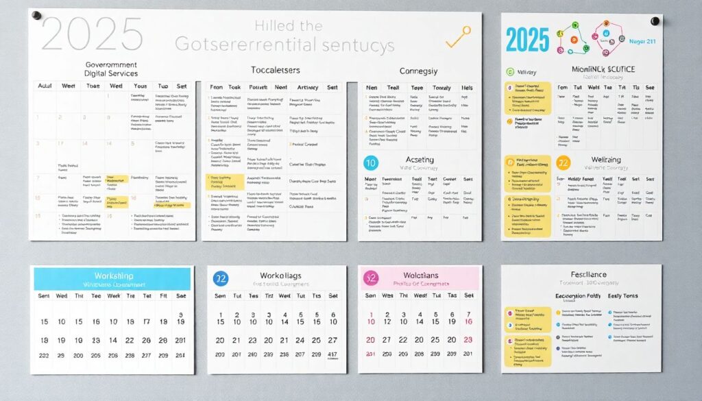 Календарь мероприятий по цифровой экономике и цифровым услугам для госсуществ 2025 - иллюстрация