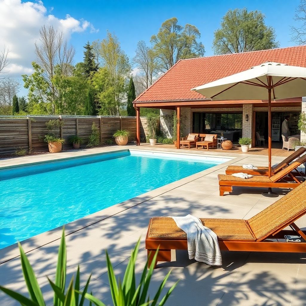 Овальный бассейн для дачи: стильный и функциональный выбор