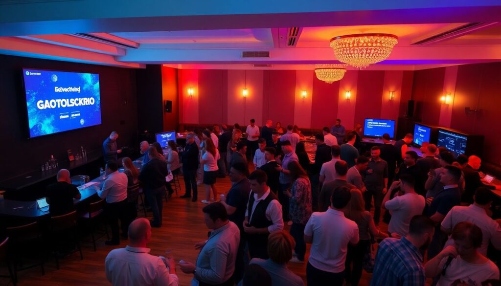 Как организовать вечерний нетворкинг на крипто-ивенте - иллюстрация