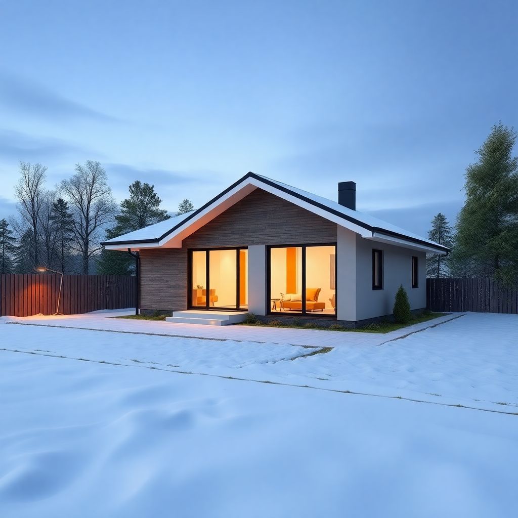 Строительство одноэтажного дома 70 кв м: преимущества и выбор материалов