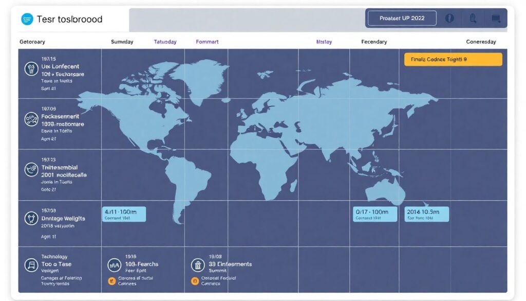 Календарь мероприятий по цифровой экономике и устойчивости рынков - иллюстрация