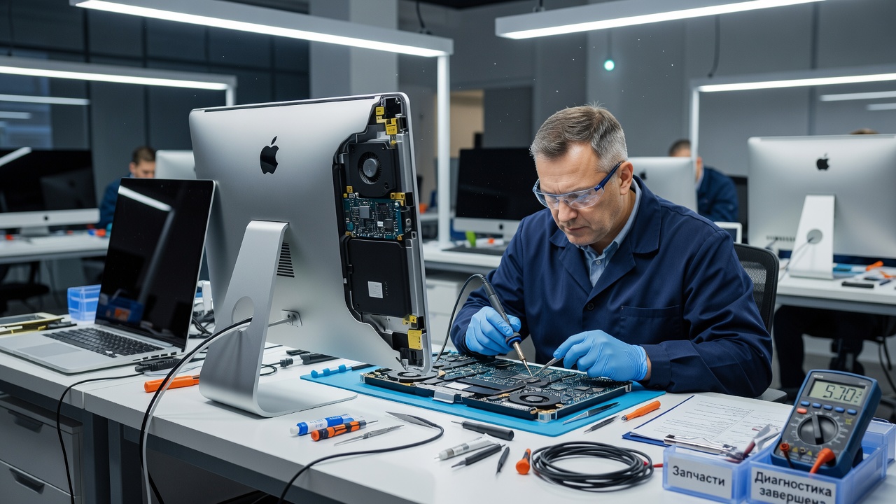 Ремонт iMac: диагностика, частые неисправности и грамотный подход к восстановлению